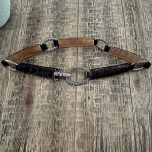 Brighton Brown Patent Belt